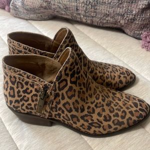 Lucky Brand Cheetah Booties